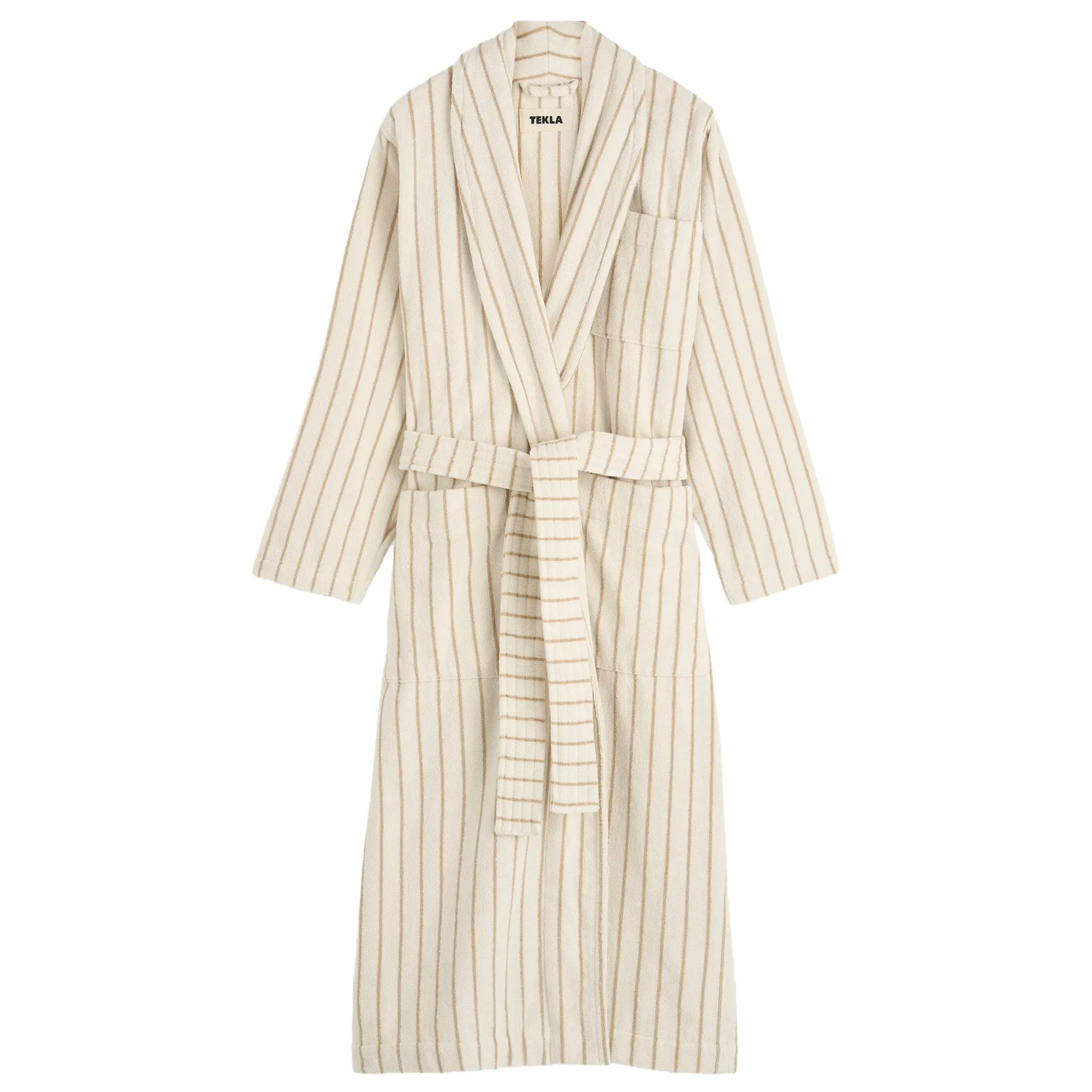 Classic Sienna Stripes badekåbe - 1