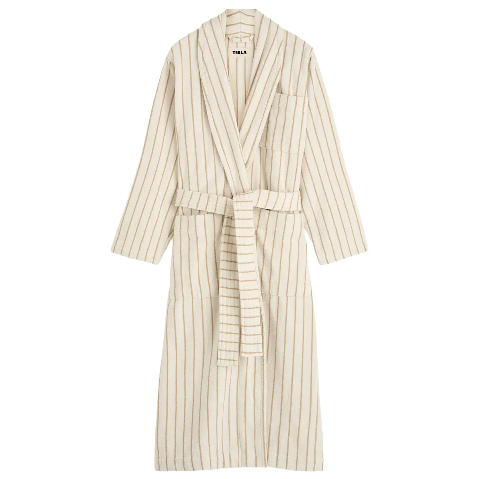 Classic Sienna Stripes badekåbe