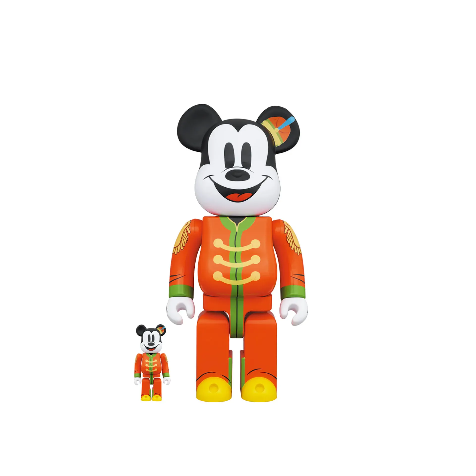 Buy BE@RBRICK Mickey Mouse The Band Concert 100% & 400% from Medicom Toy |  NO GA