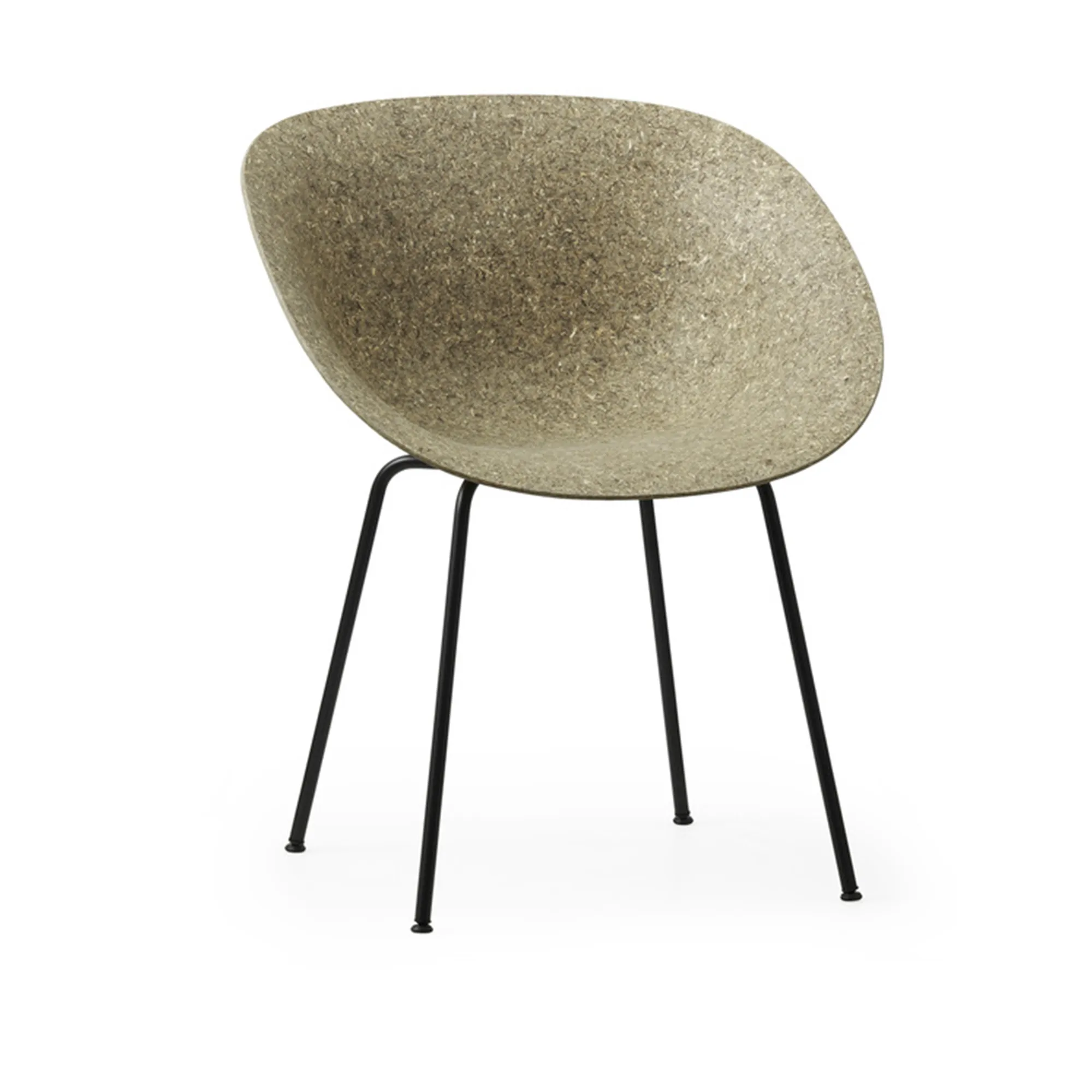 Mat Armchair Black Steel - 3