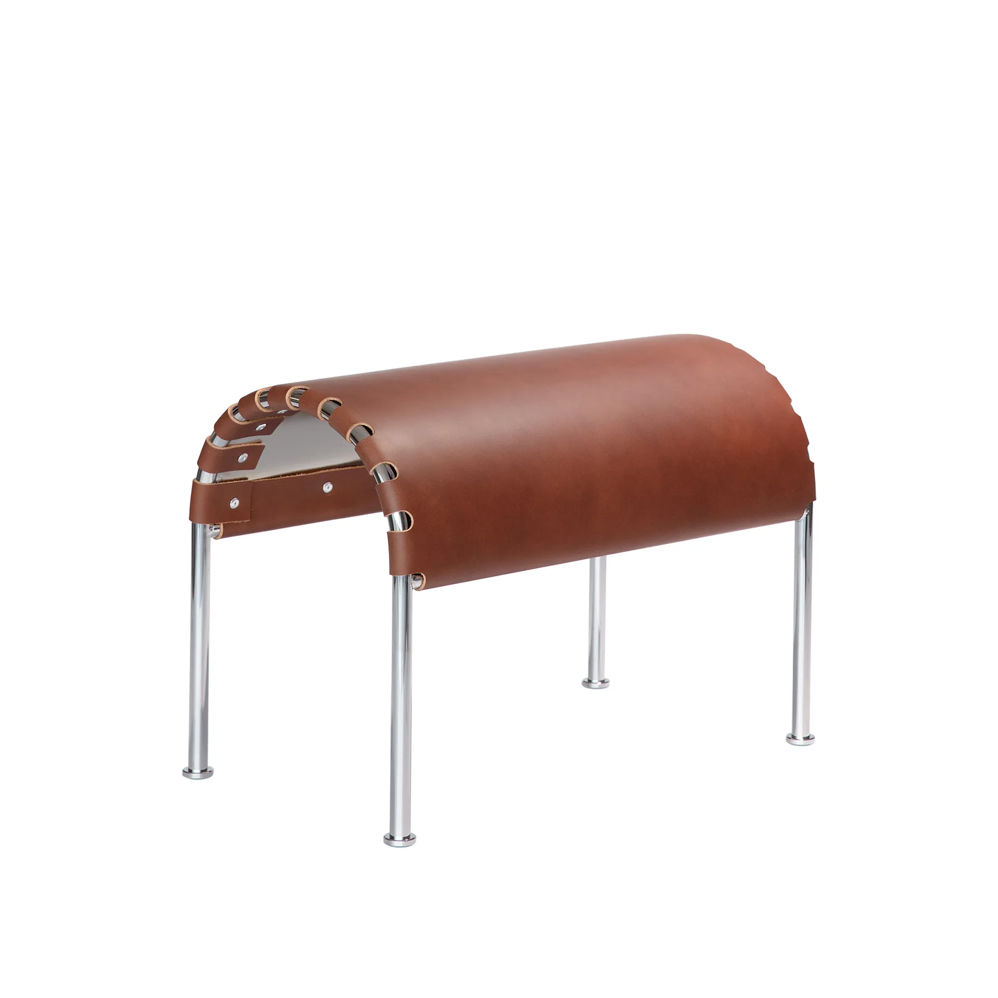 Bruno Footstool Chrome - 1