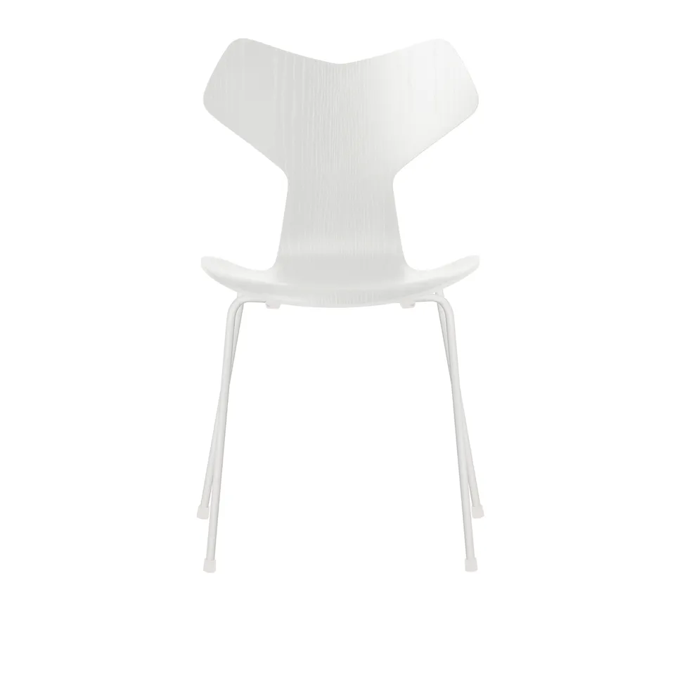 3130 Grand Prix Chair Ash Veneer White