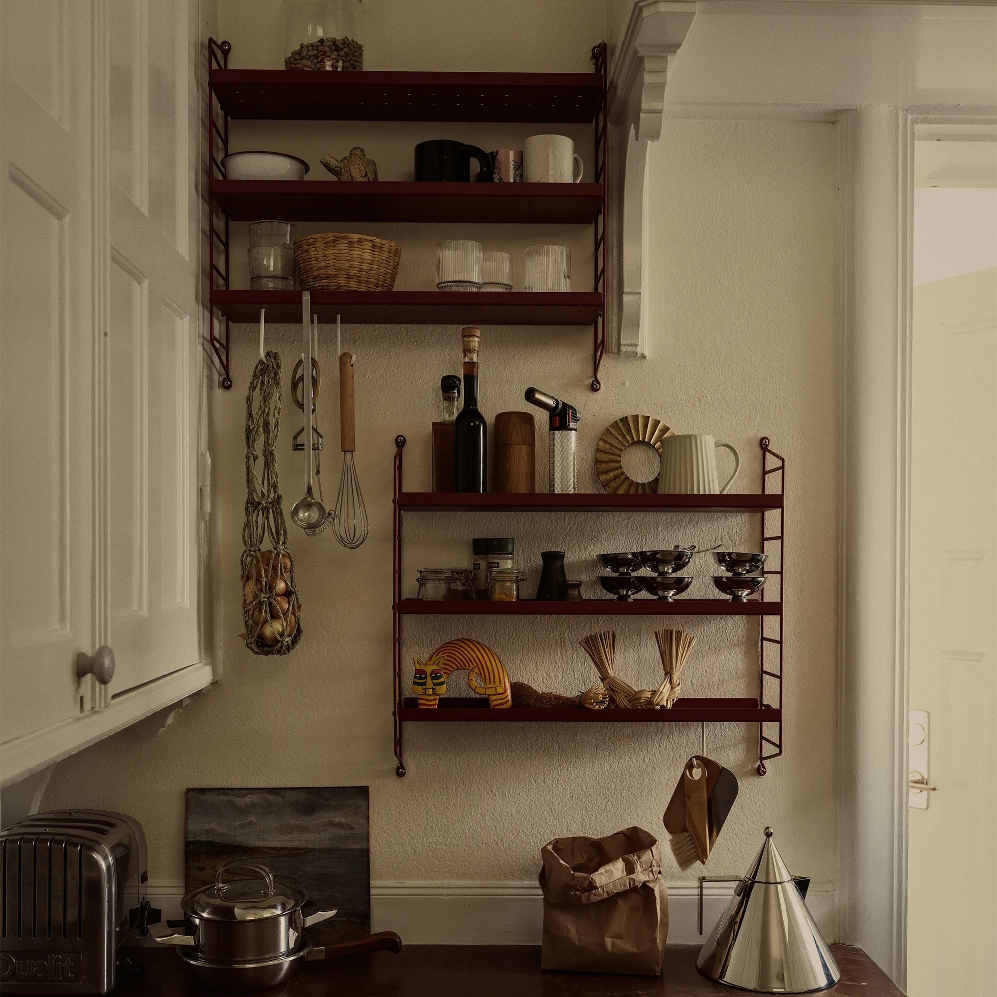 String Pocket Wall Shelf Metal - 11
