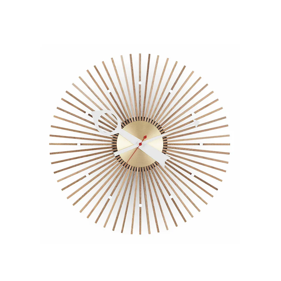 Popsicle Clock - Walnut, Material: Walnut, Färg: Walnut