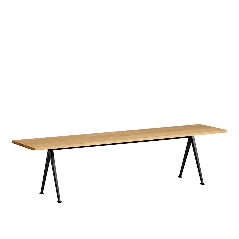 Pyramid bænk 12 190 cm Black