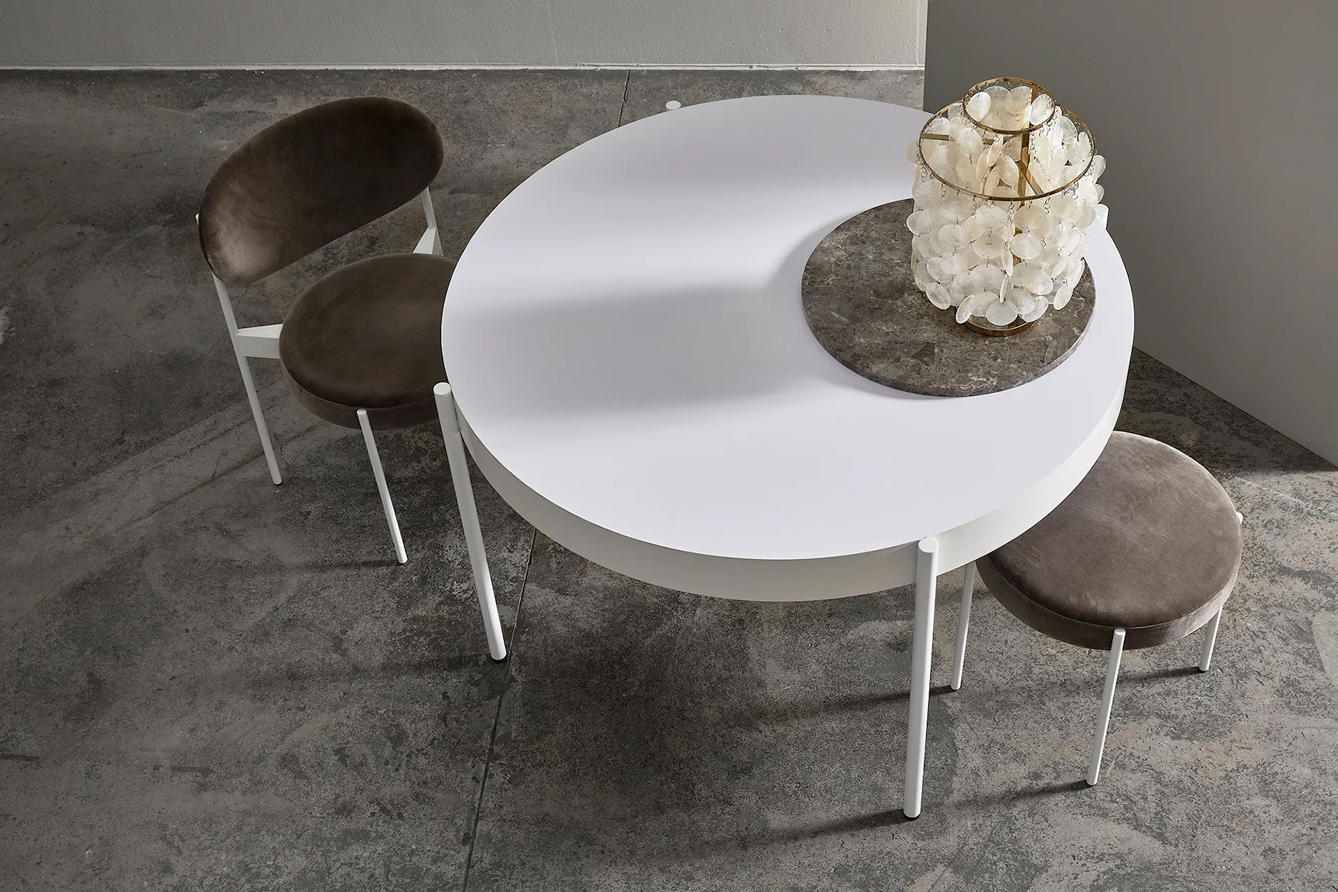 Serie 430 Table White - Verpan - Verner Panton - NO GA