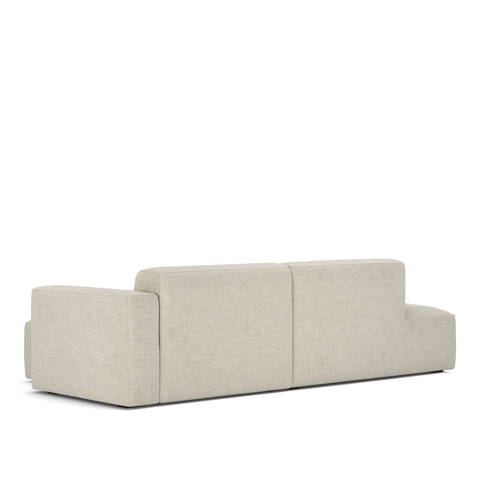 Brick 2-Seater Chaise Lounge Open End Left - 7