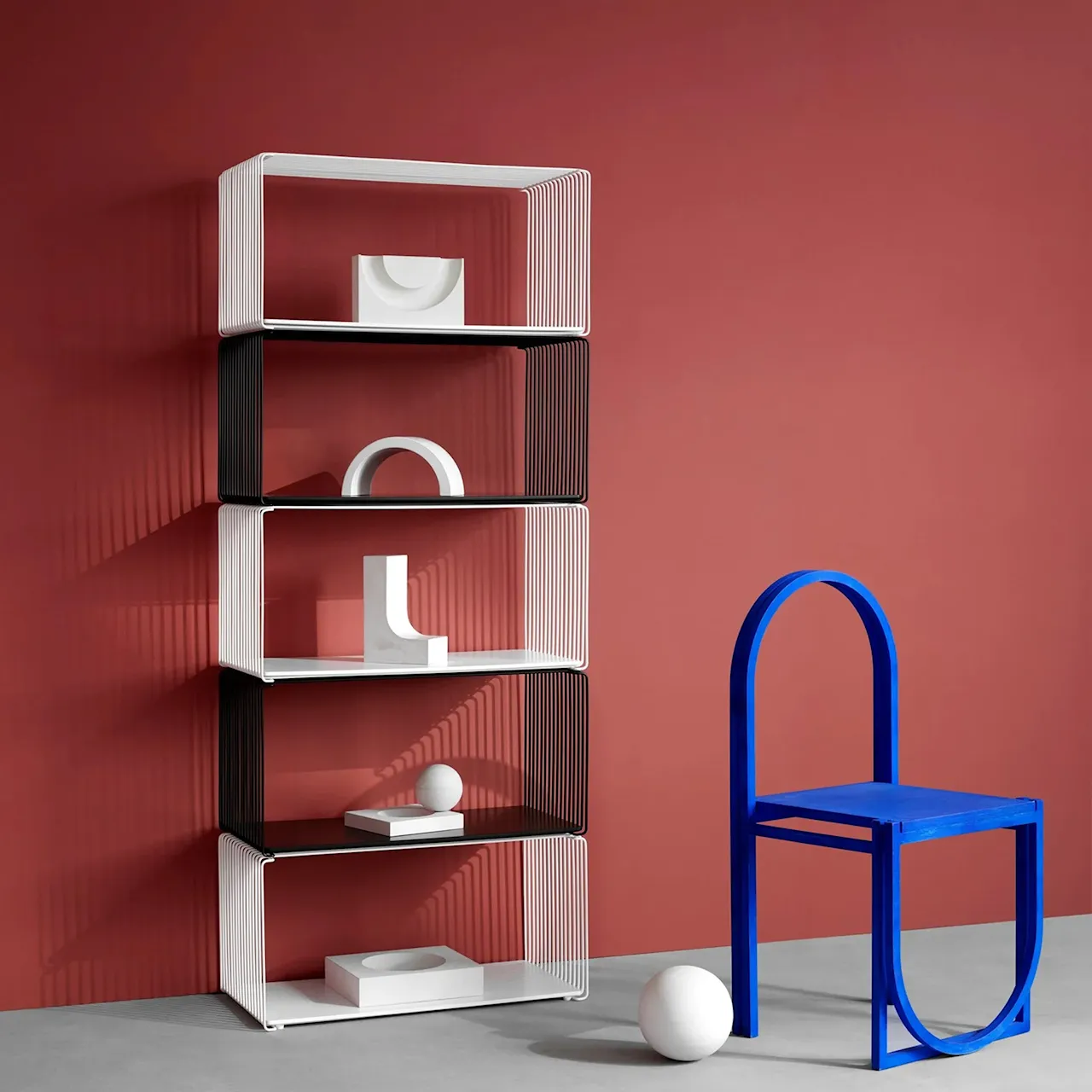 Panton Wire Inlay Shelf Extended