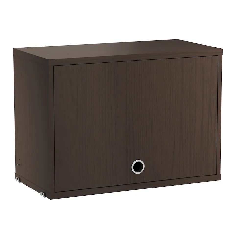 Cabinet with Flip Door 58 cm Dark Oak