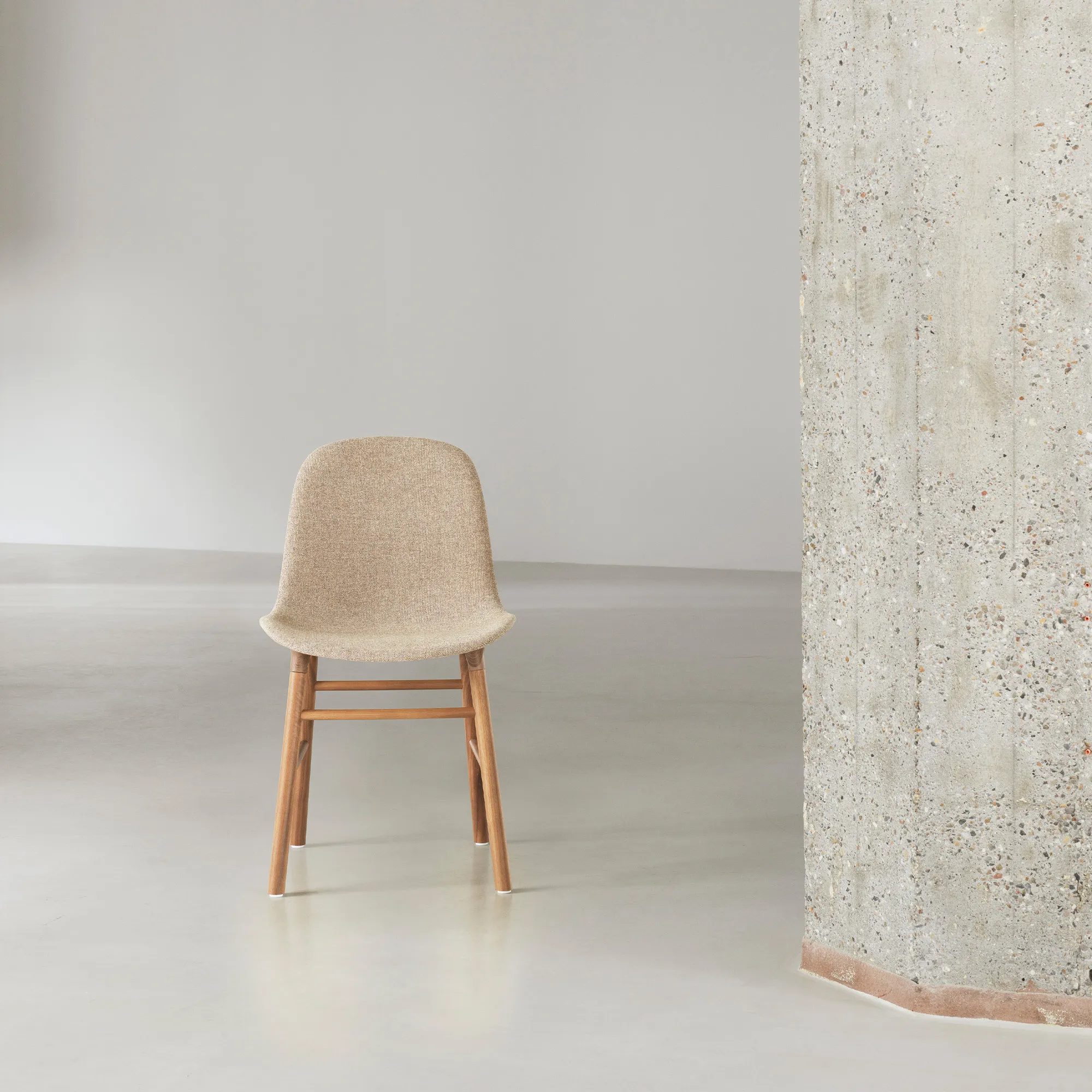 Form Chair Full Upholstery Oak - 5