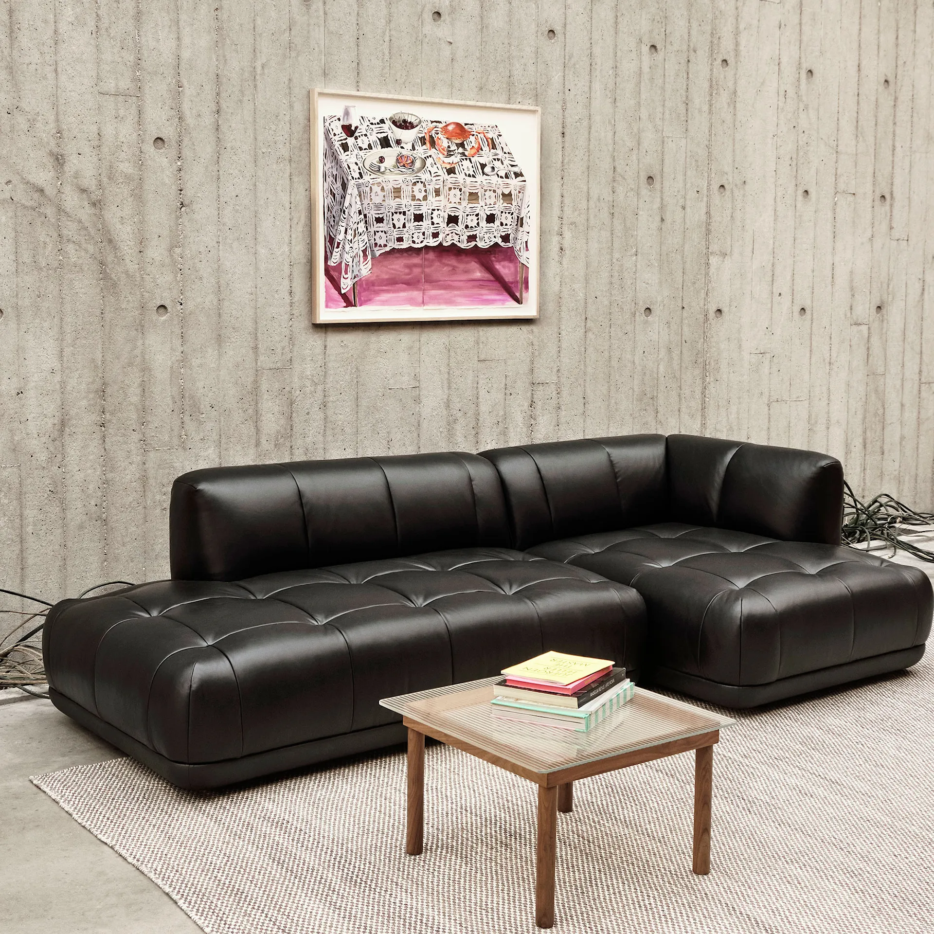 Quilton Combination 21 divan sofa Right - HAY - NO GA