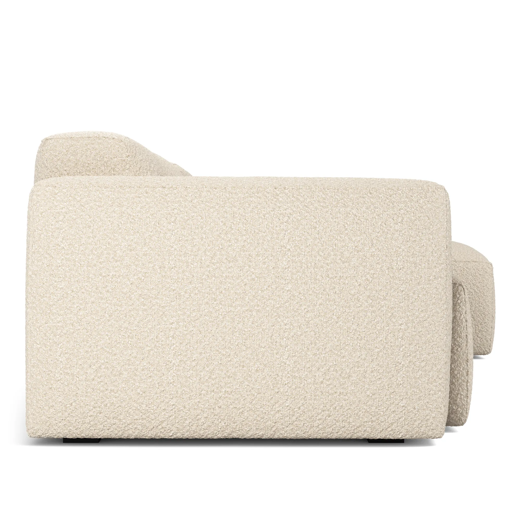 Brick 3-Seater Chaise Lounge Right - 3