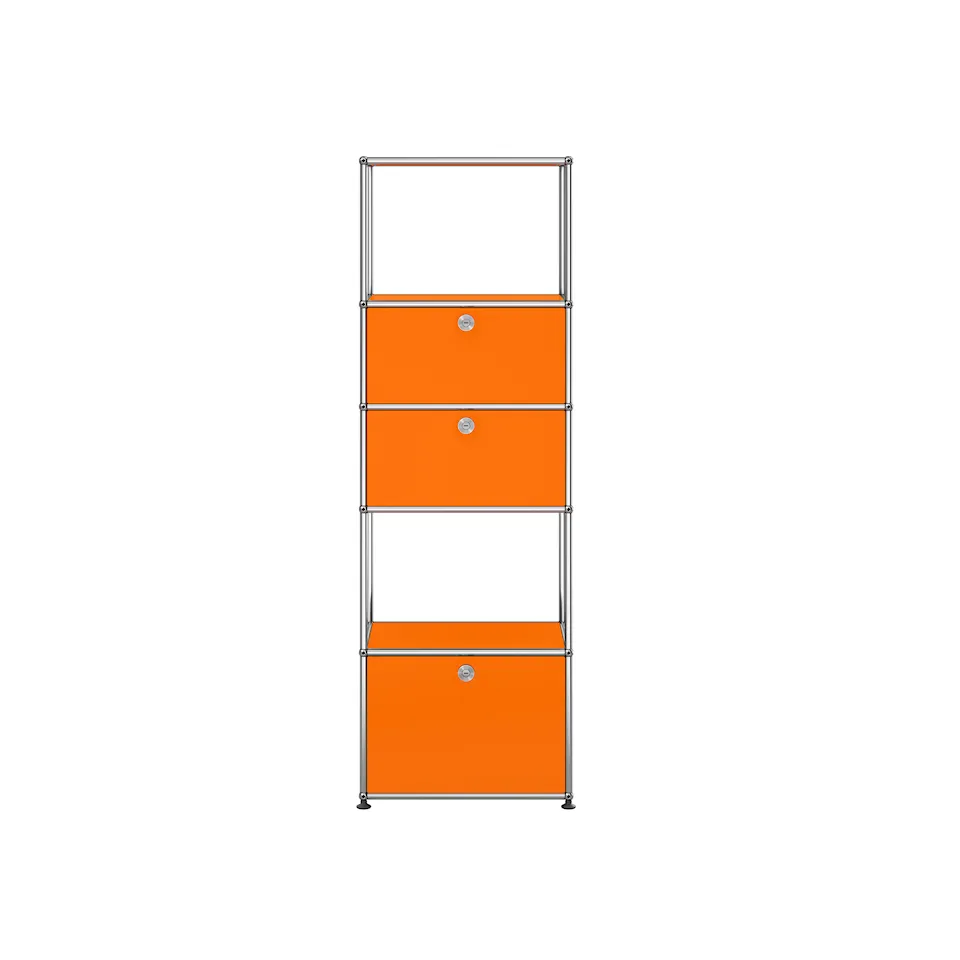 USM Haller 80 Shelving, Pure Orange