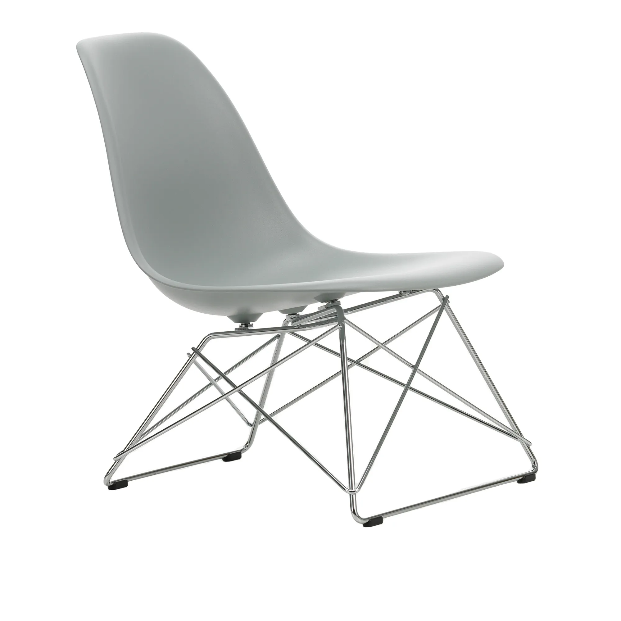 Eames RE Plastic Side Chair LSR Chrome - 1