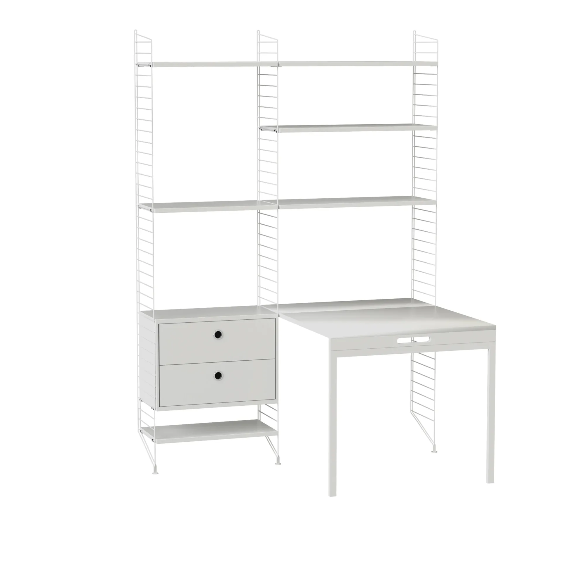 String Workplace E Oak White - 1