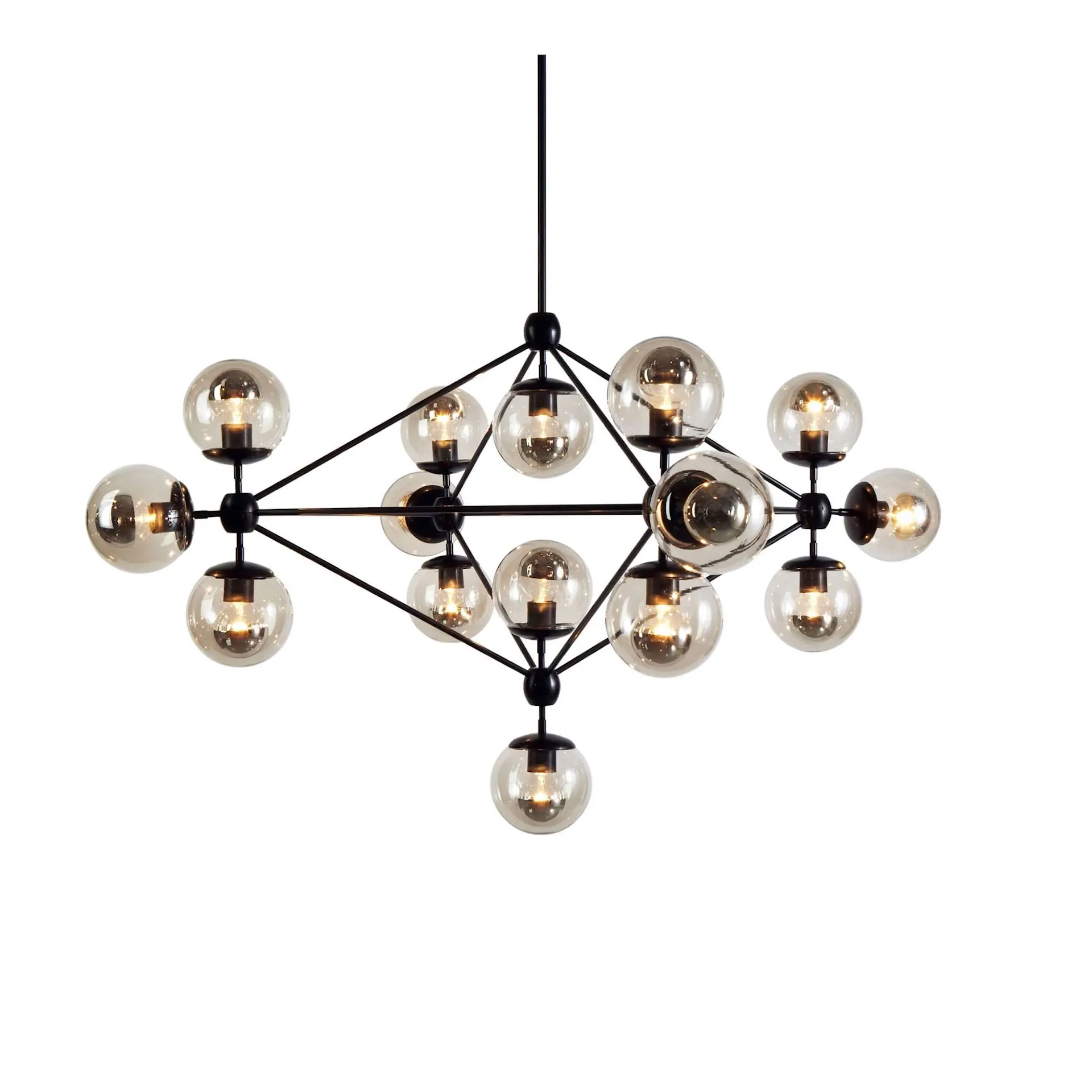 Modo Chandelier 15 Globes - Roll & Hill - Jason Miller - NO GA