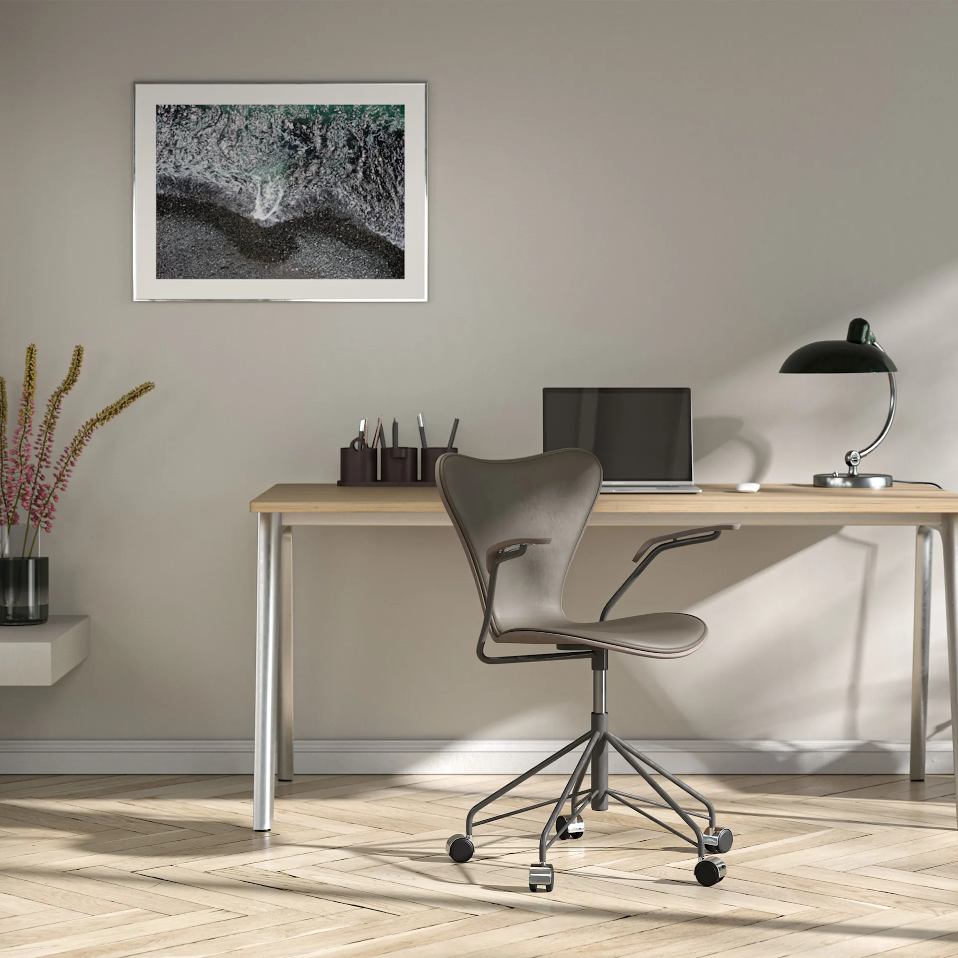 3217 Series 7 Office Chair Spectrum Special Edition - Fritz Hansen - Arne Jacobsen - NO GA