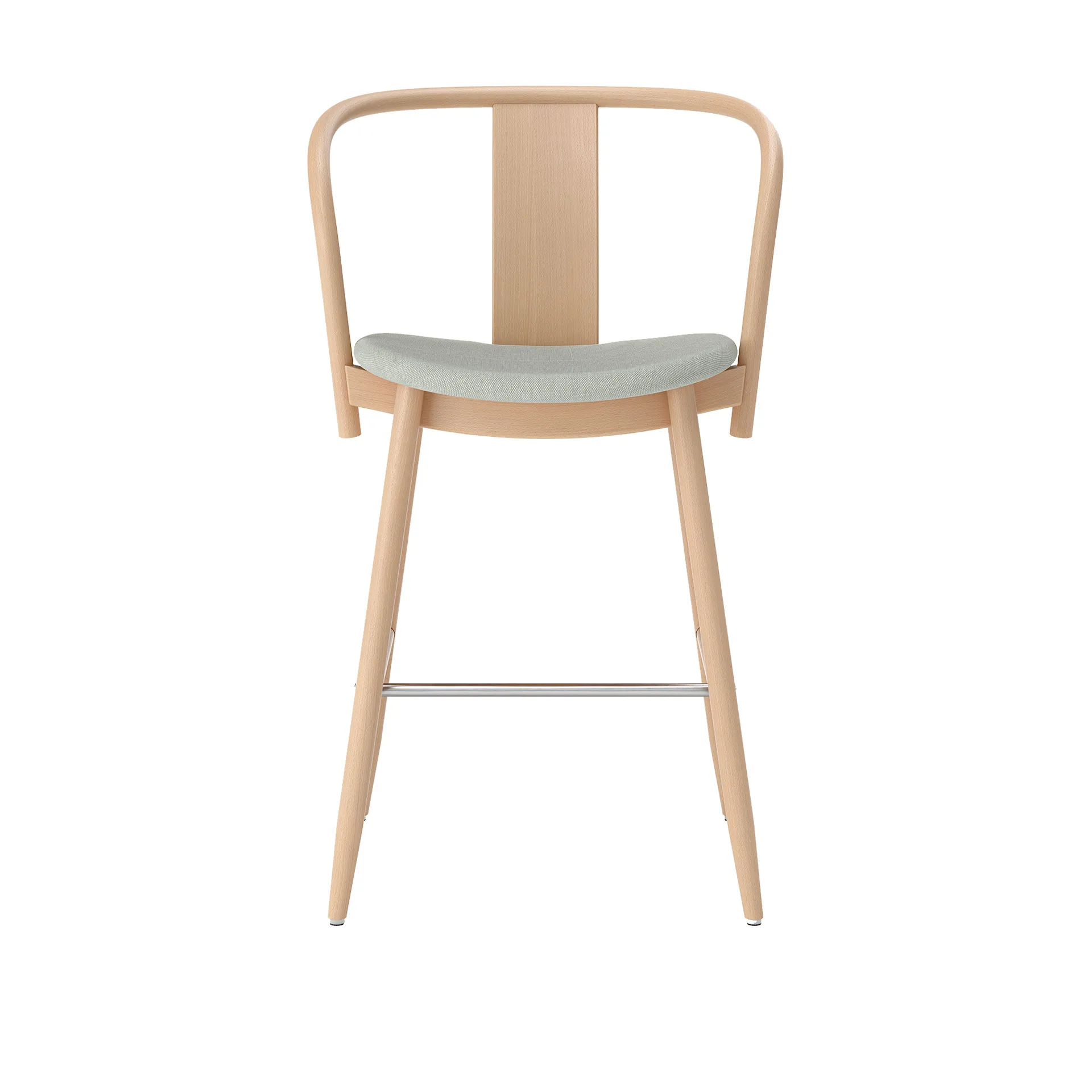 Icha Bar Chair - Seat upholstered - Massproductions - Chris Martin - NO GA