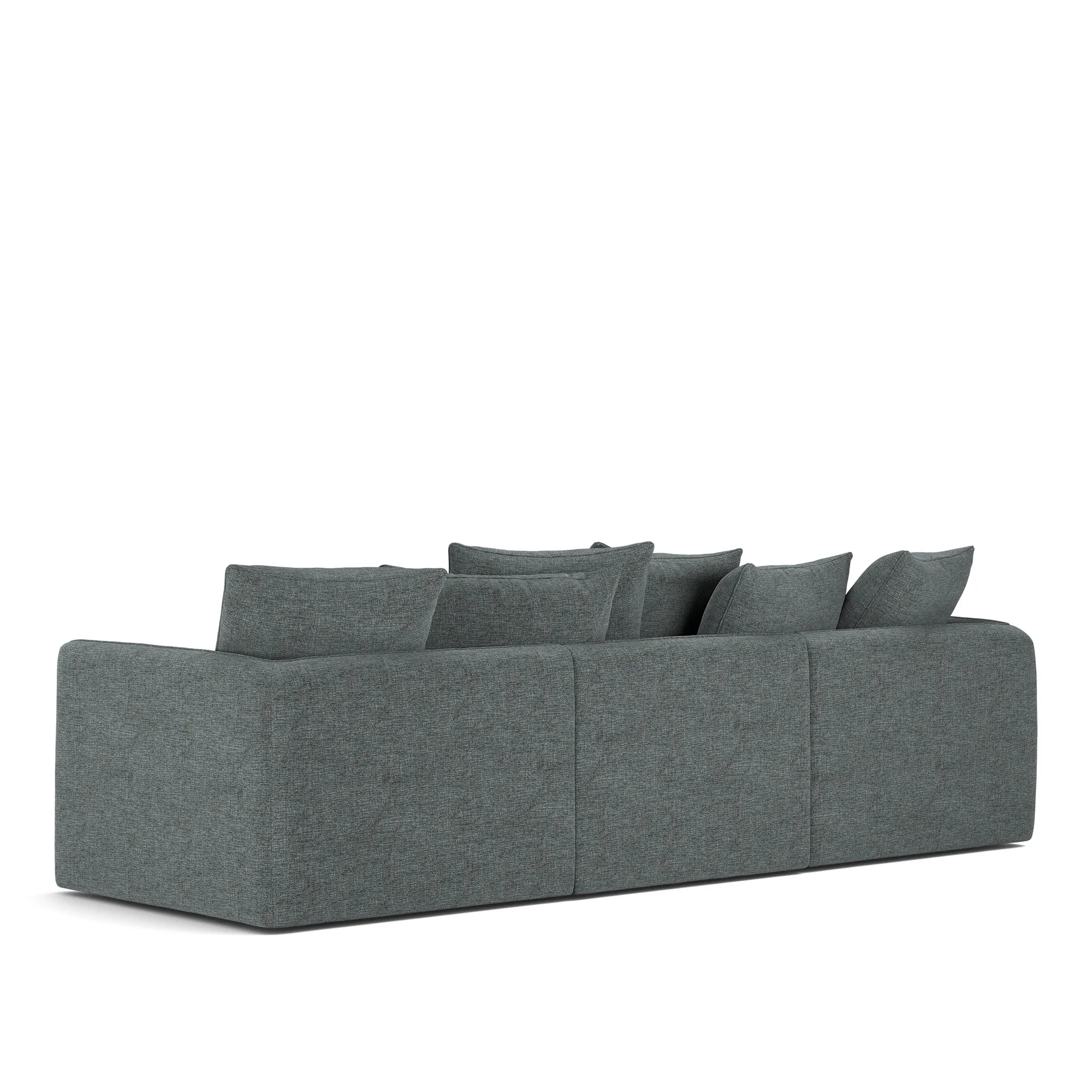Pavarotti 01 3-personers sofa med fodskammel - 7