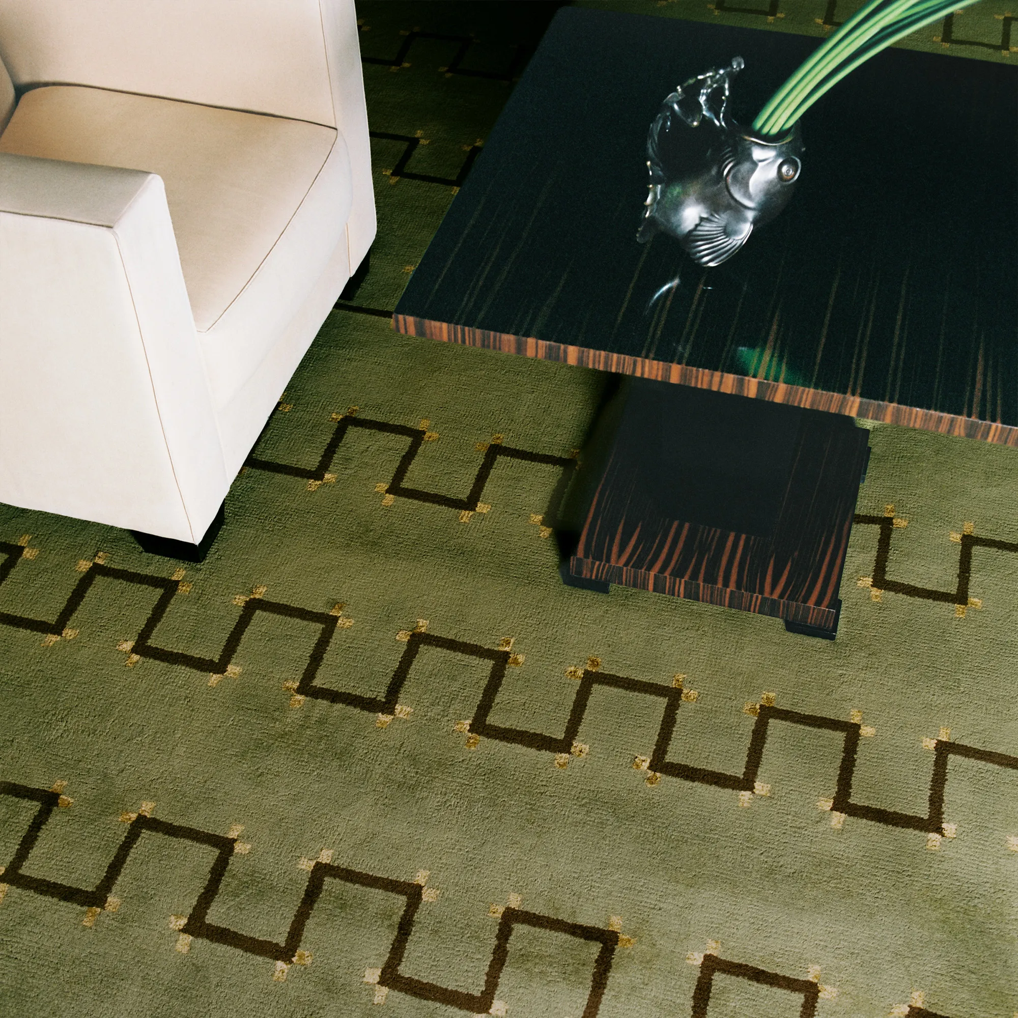 Matches Moss Wool Rug - 3