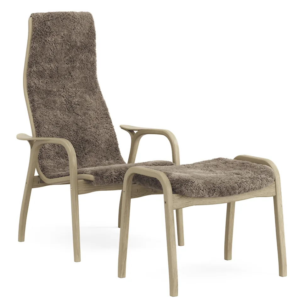 Lamino armchair and footstool