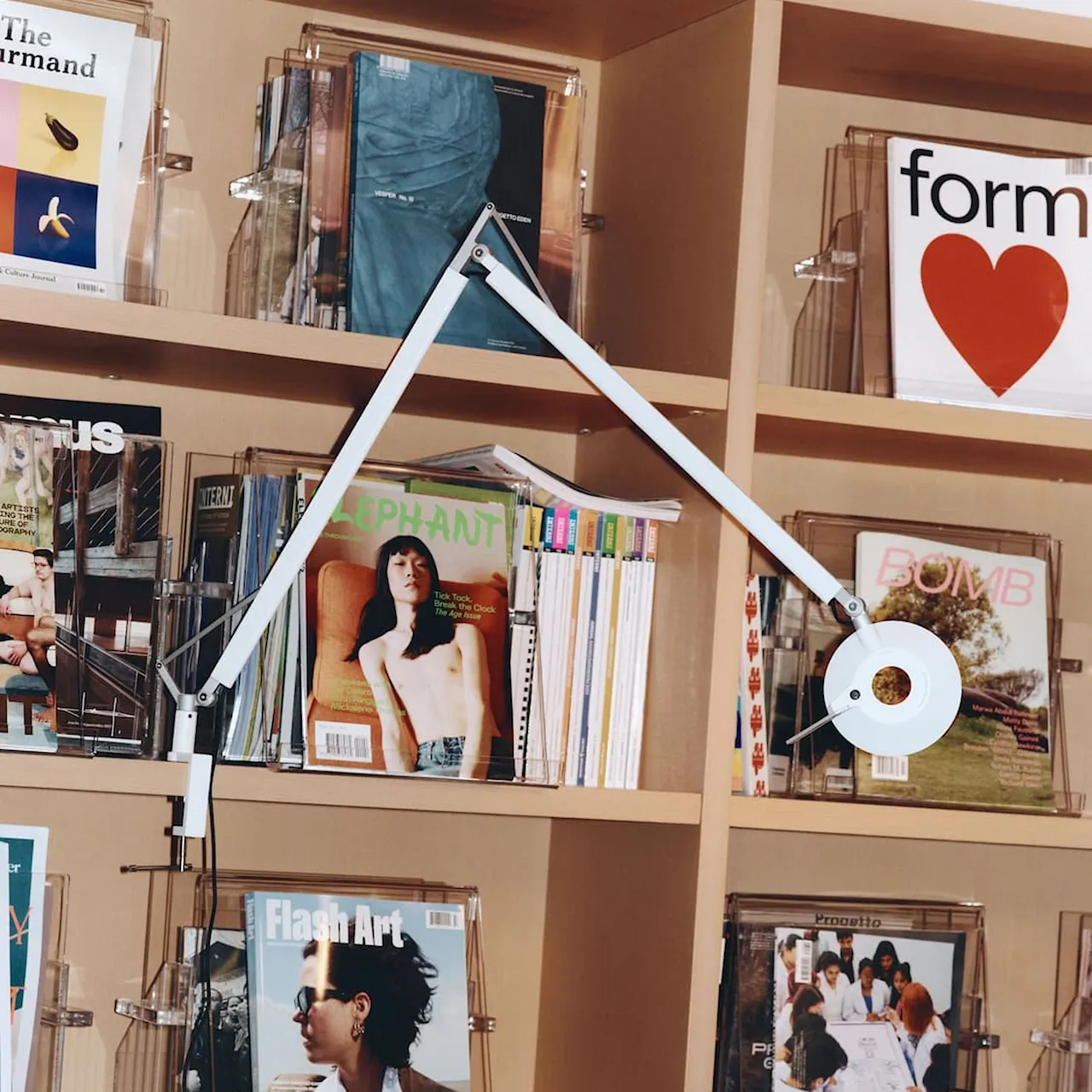 Torino desk lamp with clamp mount