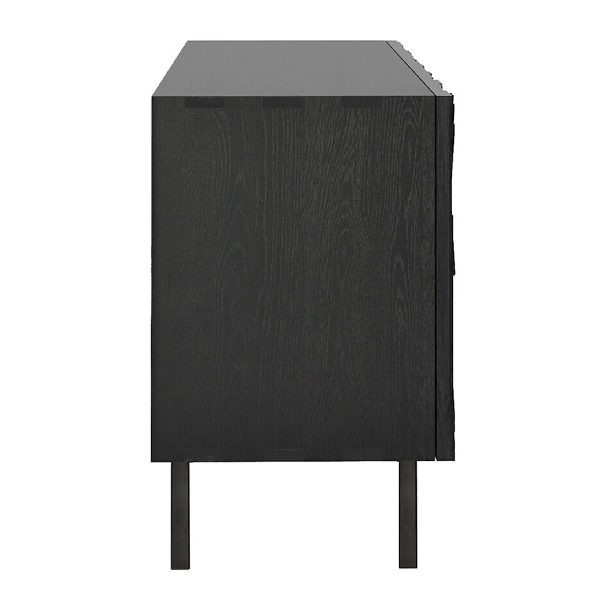 Teak Graphic Black Sideboard - 3