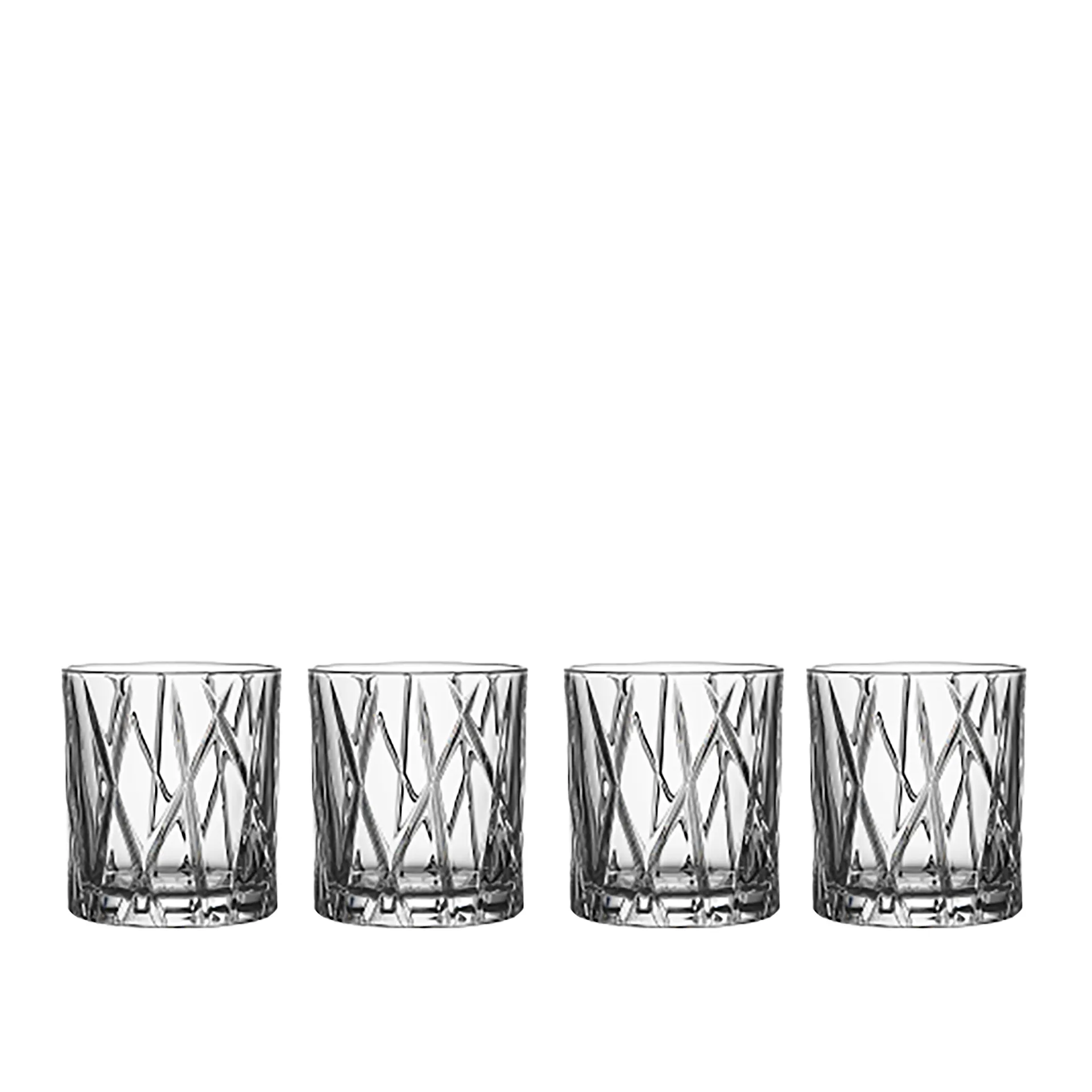 City Old Fashioned 25 cl - Set of 4 - Orrefors - NO GA