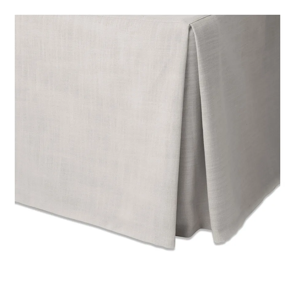 Venezia Bed Skirt Linen Ivory