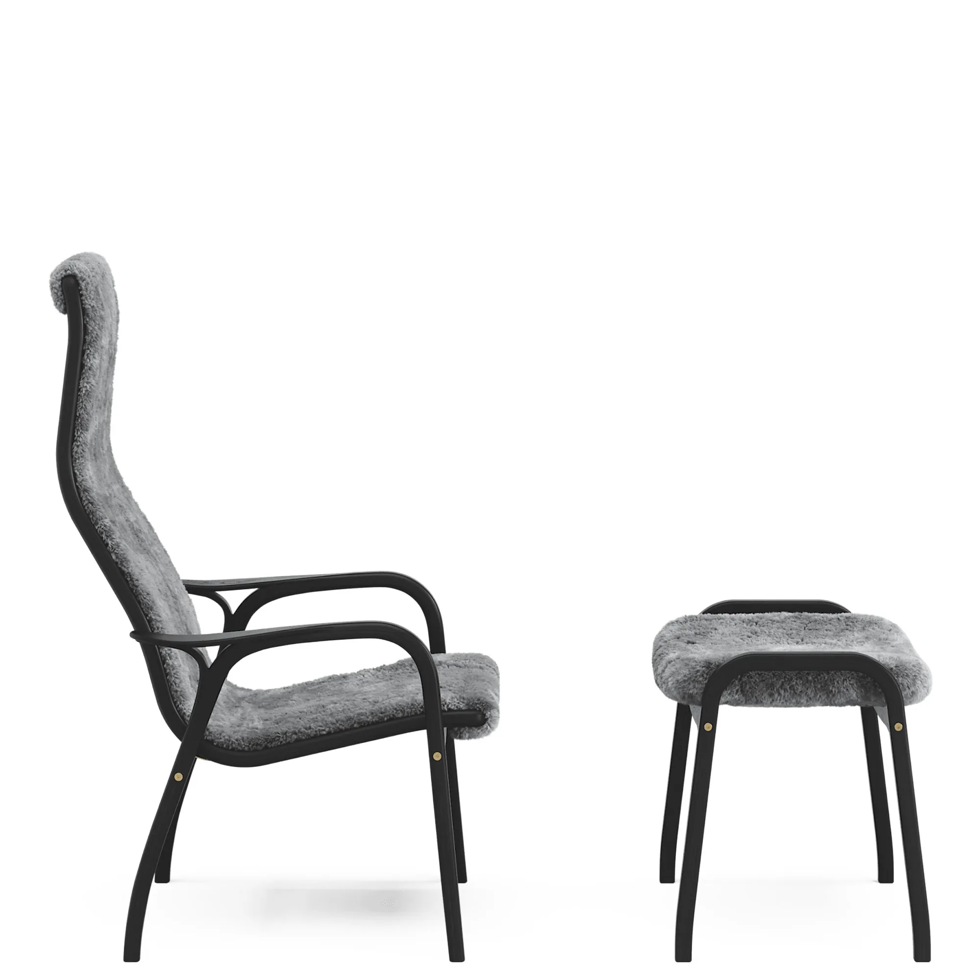 Lamino armchair and footstool - 2