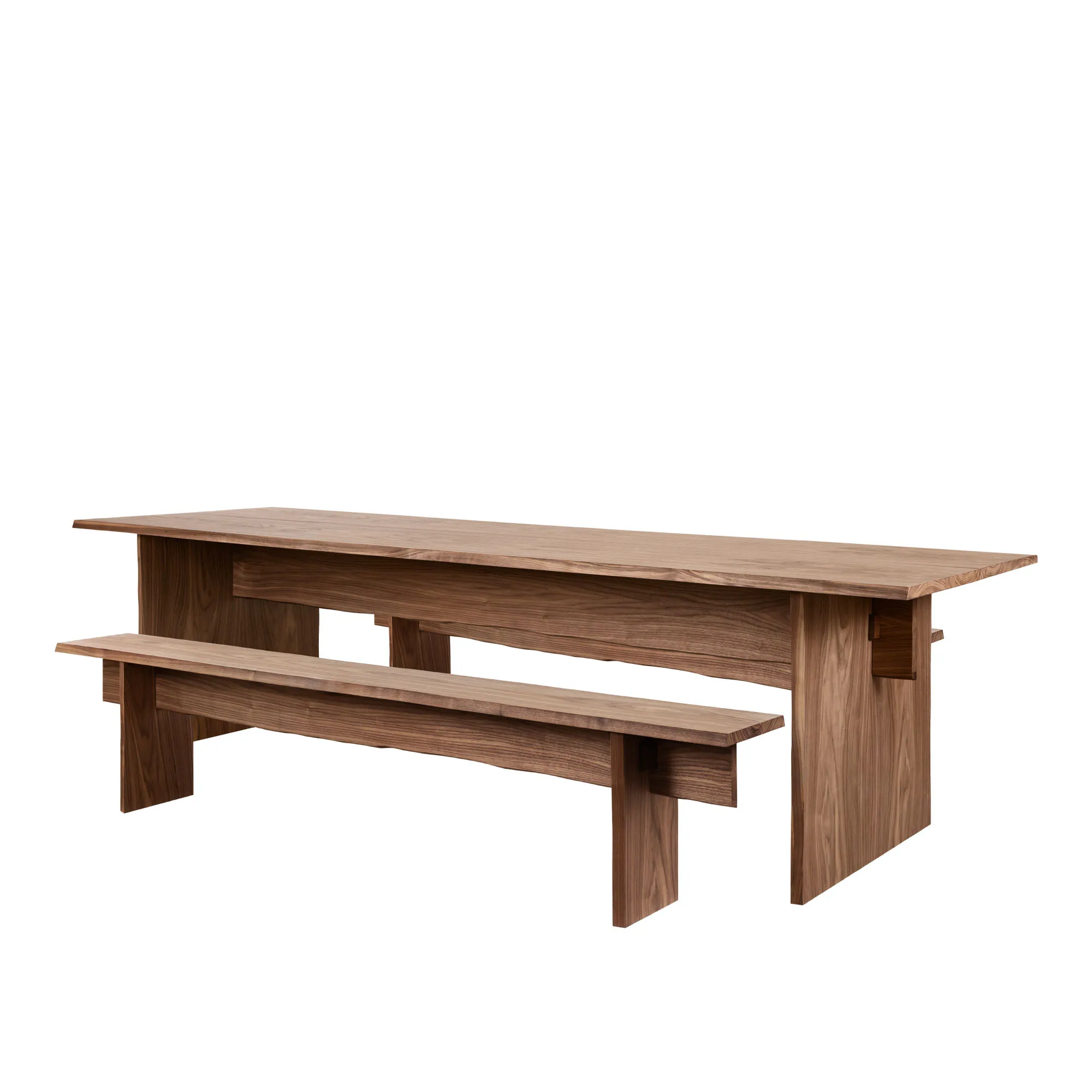 Bookmatch Table 275 cm + Benches - 1