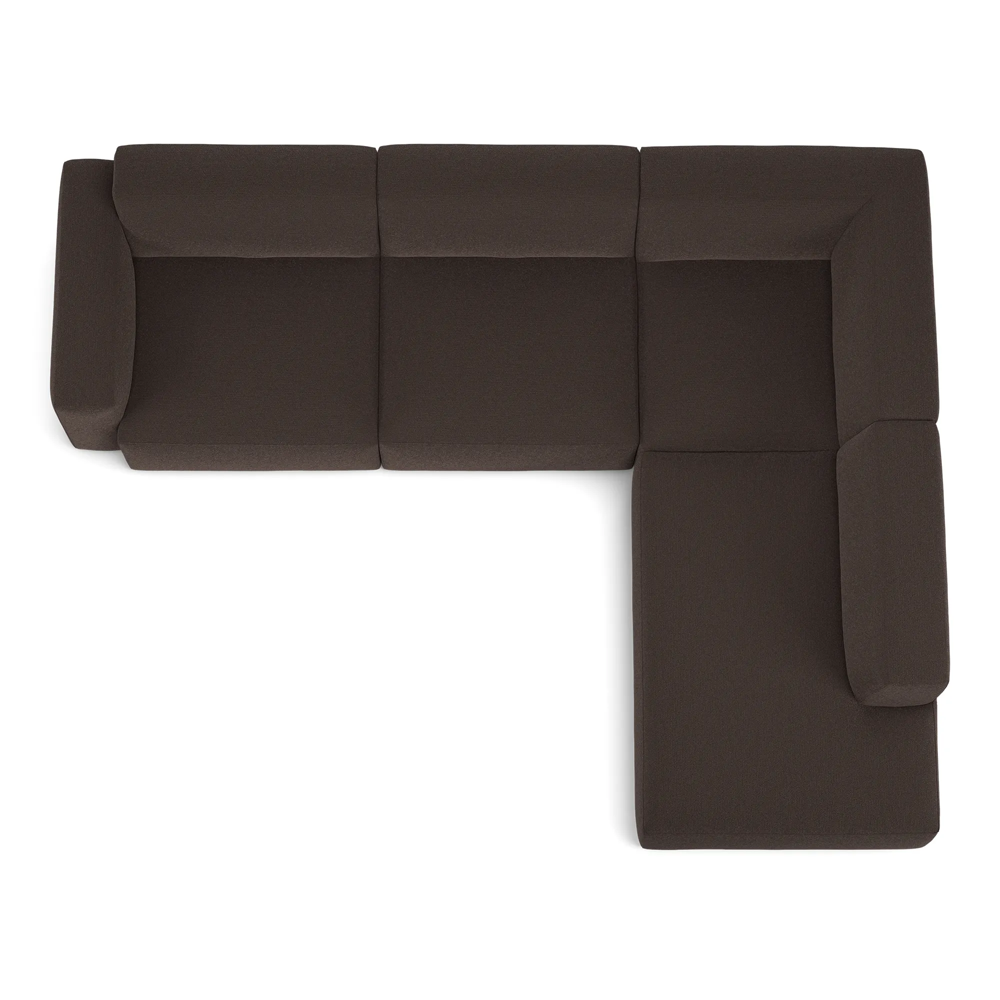 Brick 4-Seater Corner Open End Right - 8