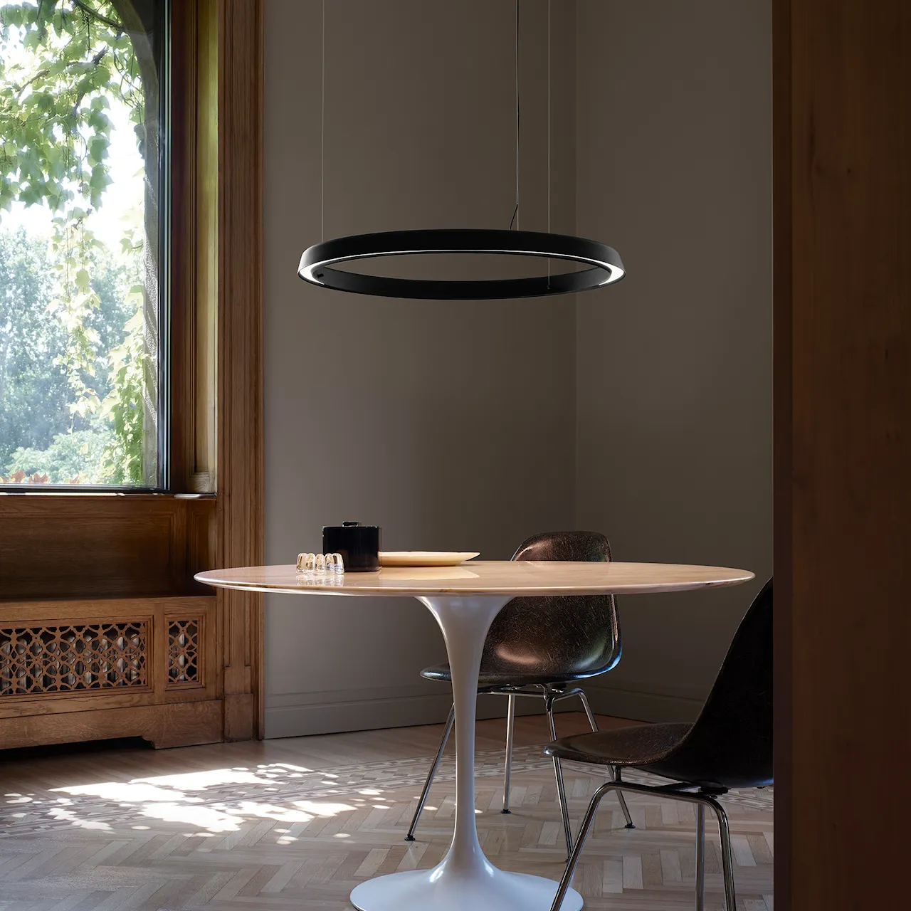 Compendium Circle Suspension Brass