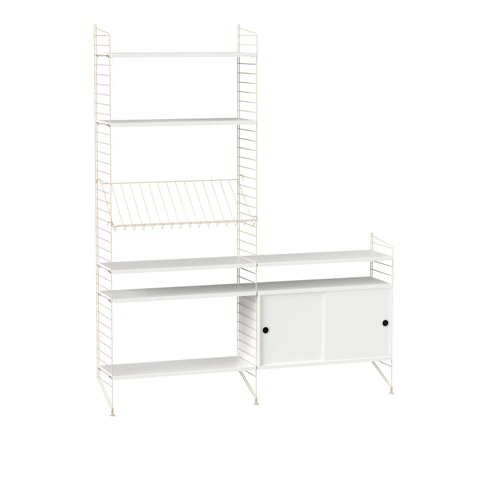 Vardagsrum Hyllsystem K Vit / Beige