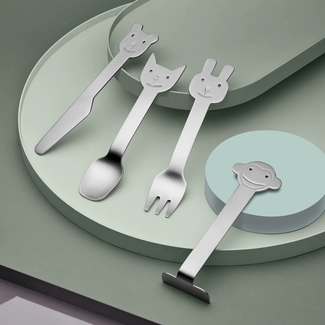 Animal Friends Children's cutlery - 4 pieces