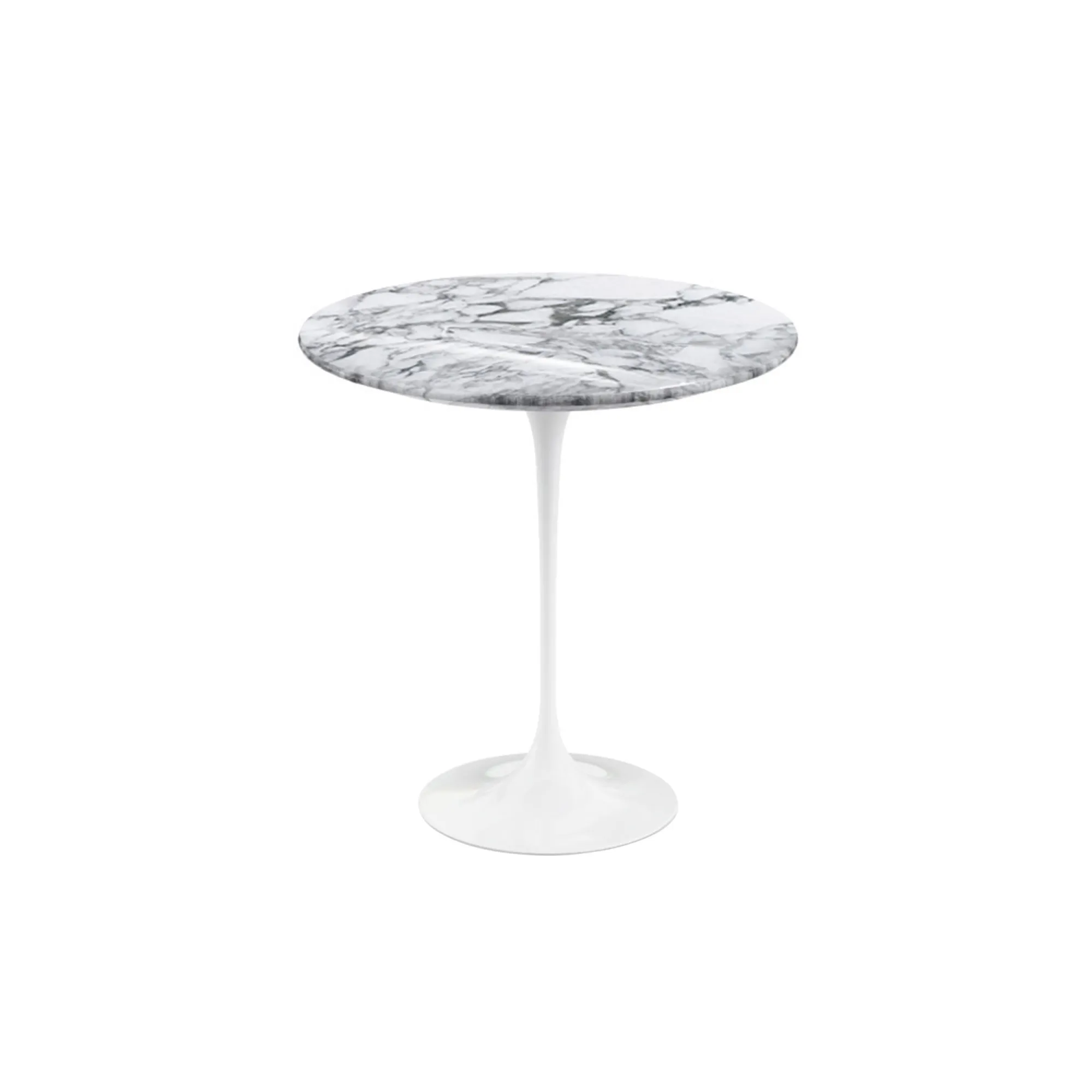 Saarinen Round sivupöytä Ø 51 cm White - 1
