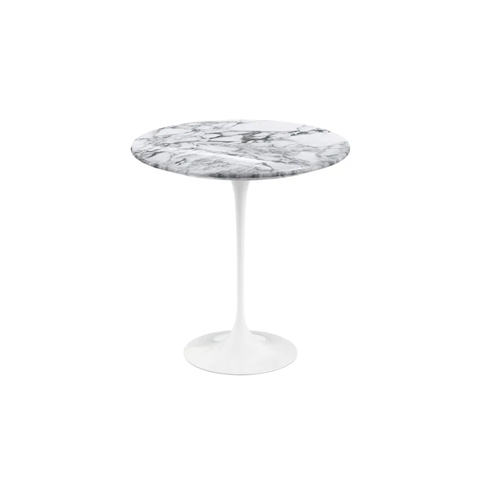 Saarinen Round sivupöytä Ø 51 cm White