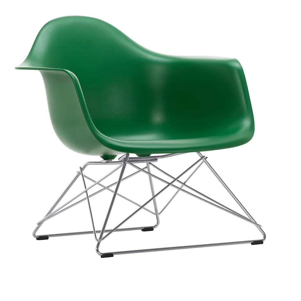 Eames RE Plastic Armchair LAR Chrome