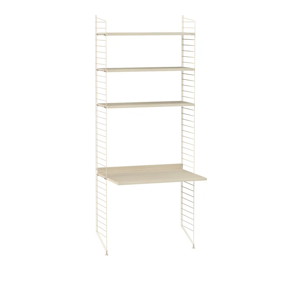 Kontor reolsystem A ask/beige
