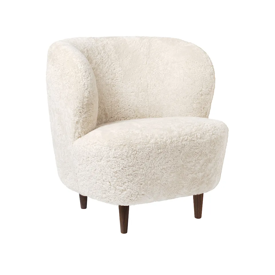 Stay Lounge Chair Sheepskin American Walnut