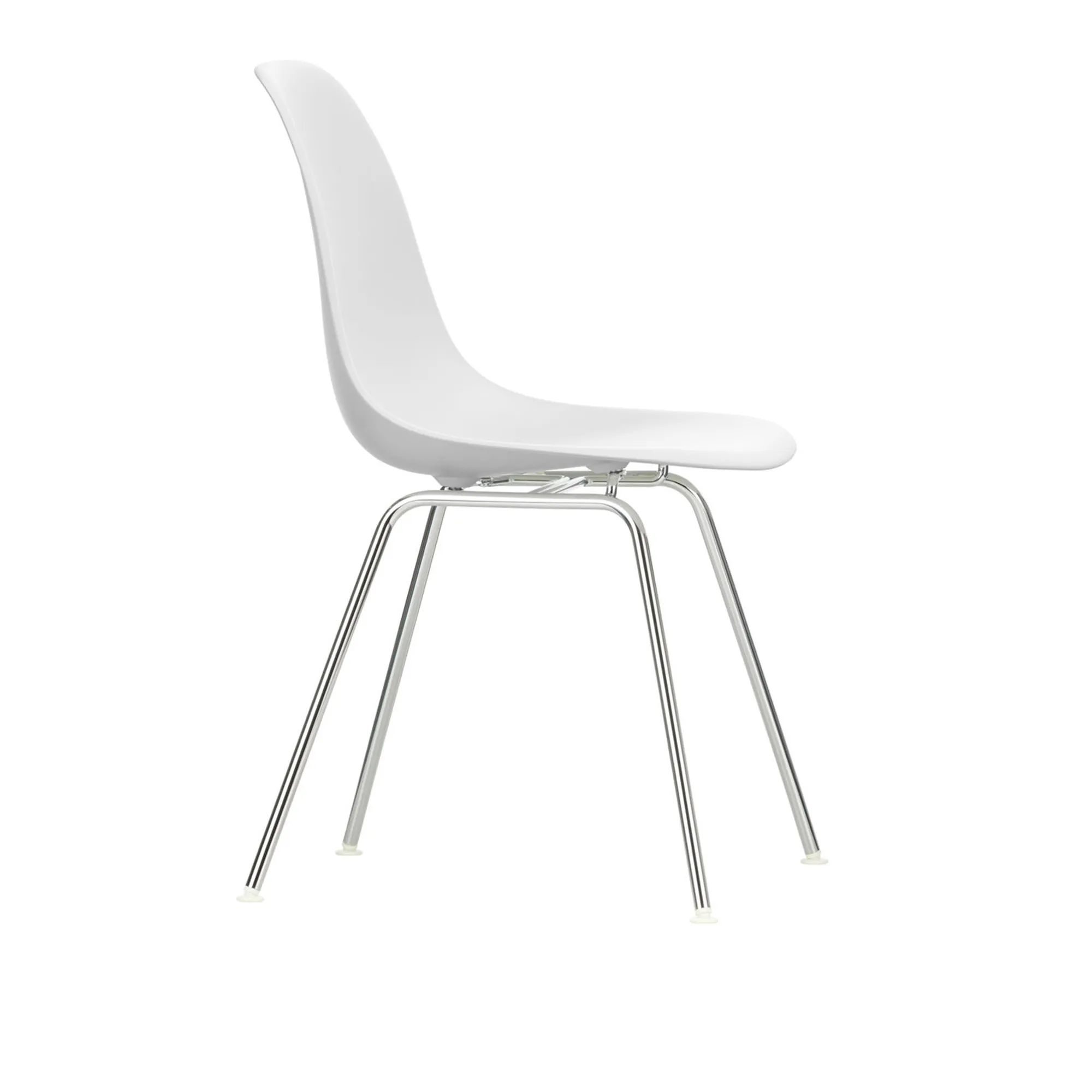 Eames RE Plastic Chair DSX stol Chrome - 1