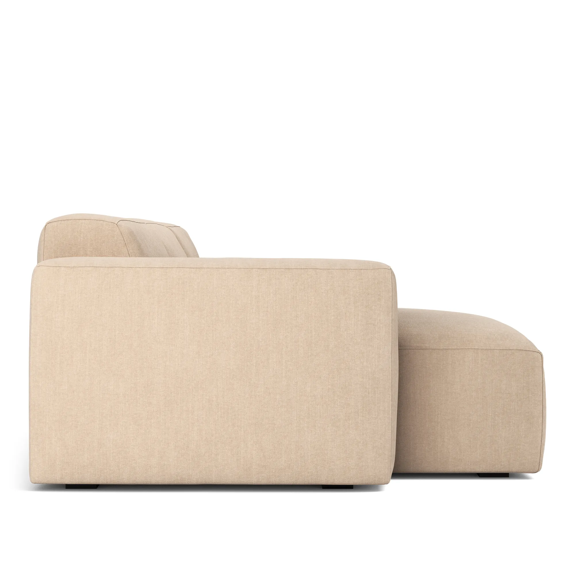 Brick 3-Seater Chaise Lounge Open End Right - 3