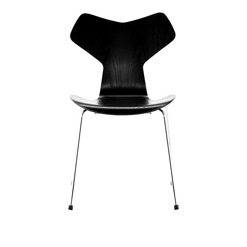 3130 Grand Prix Chair Ash Veneer Chrome