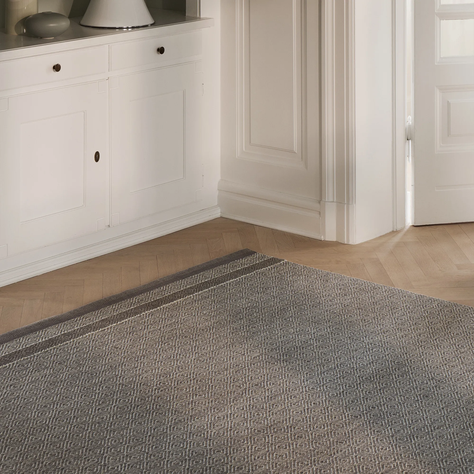 Goose Eye Anniversary Soft Pearl uldtæppe - 3