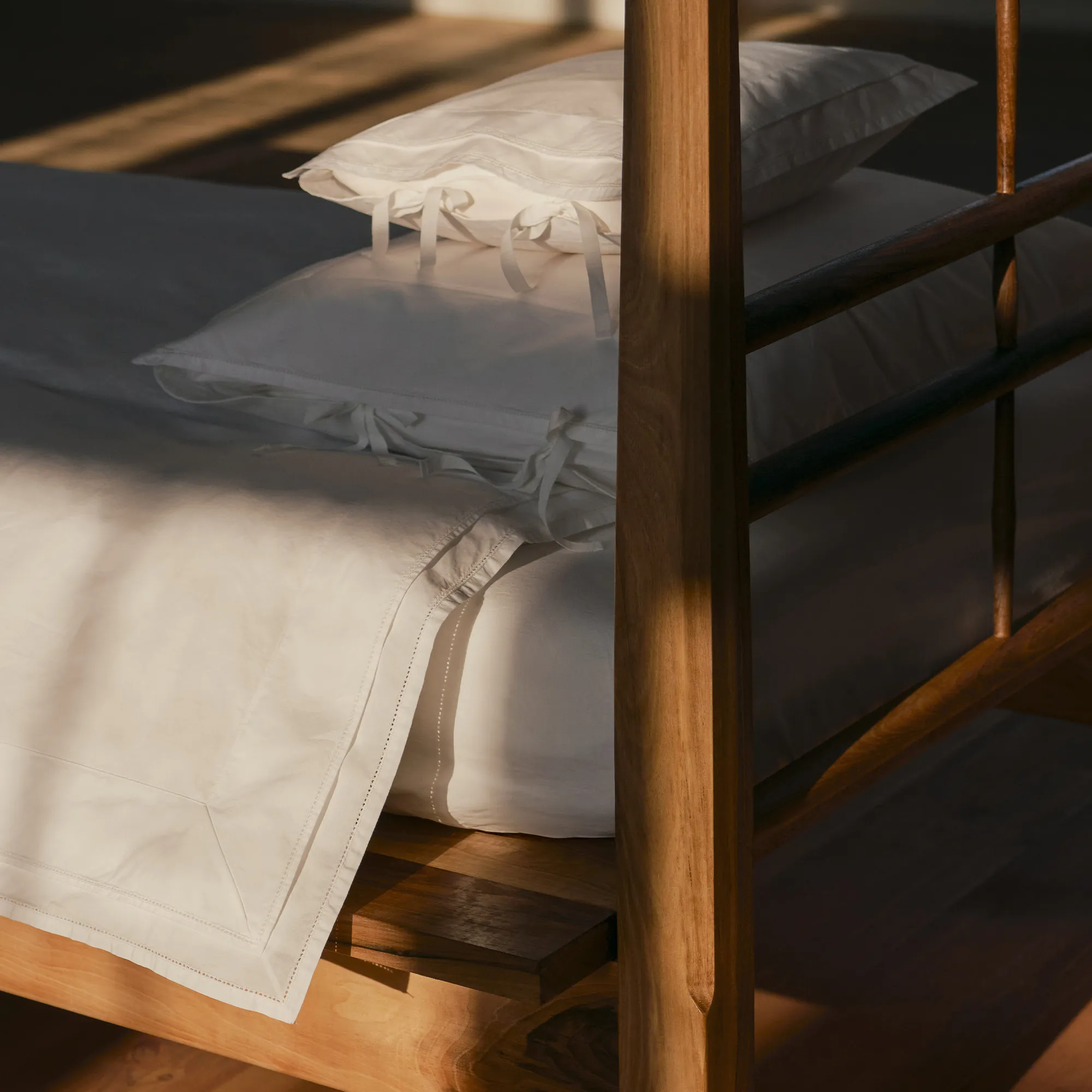 Broderie Anglaise Odette Broken White Pillow Sham - 5