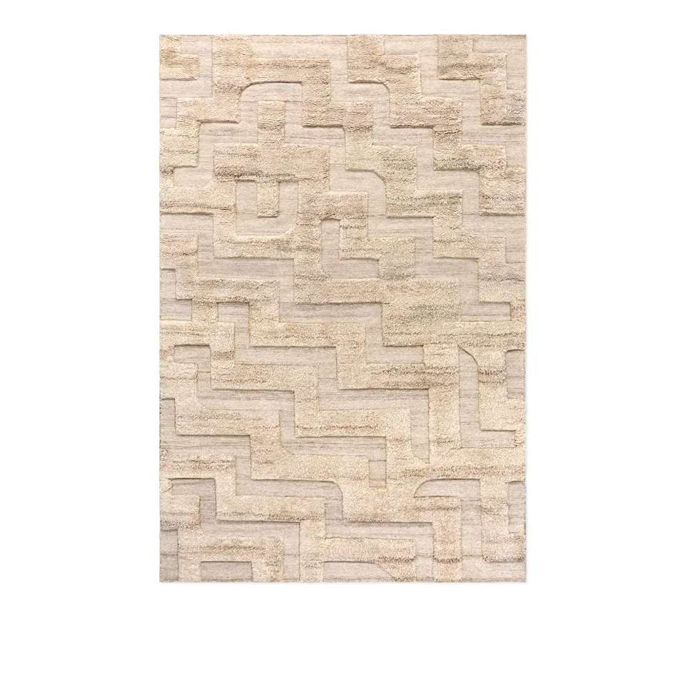 Boho Sand Mix Wool Rug