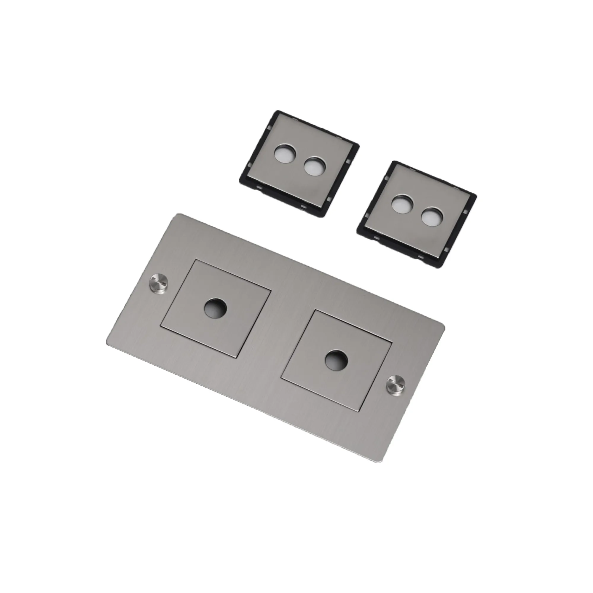 2G Wall Plate Horizontal With Infills - 1