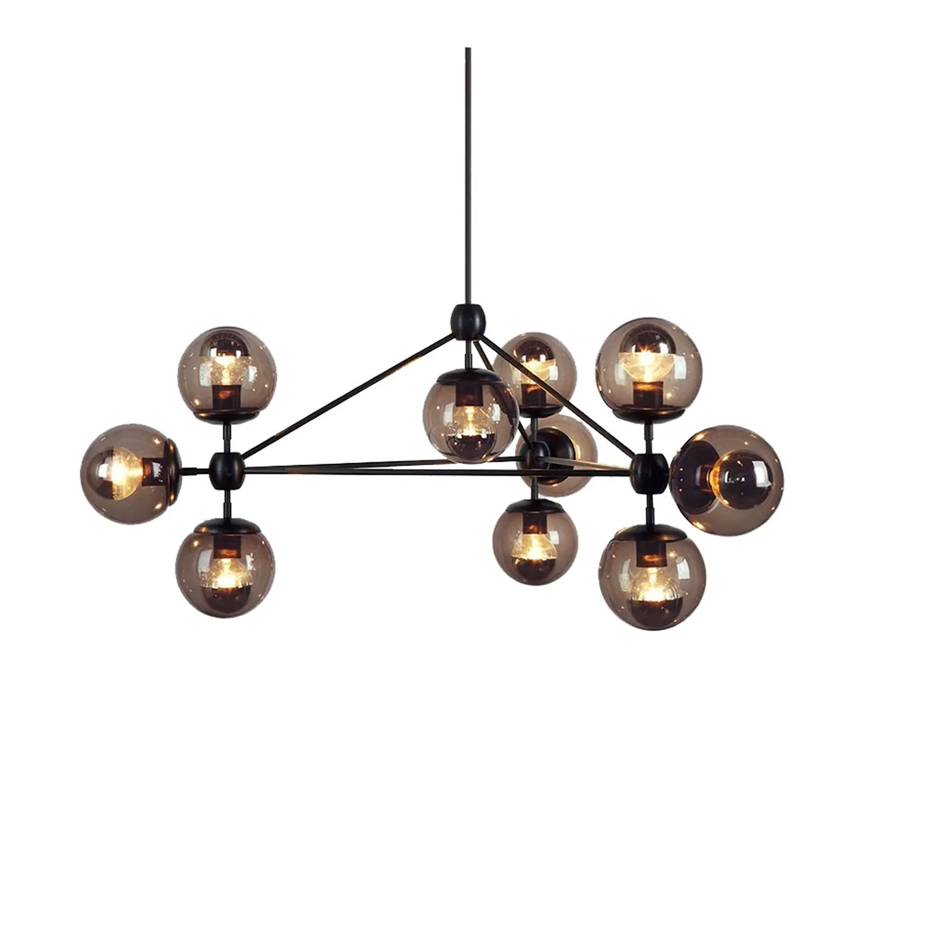 Modo Chandelier 10 Globes - Roll & Hill - Jason Miller - NO GA