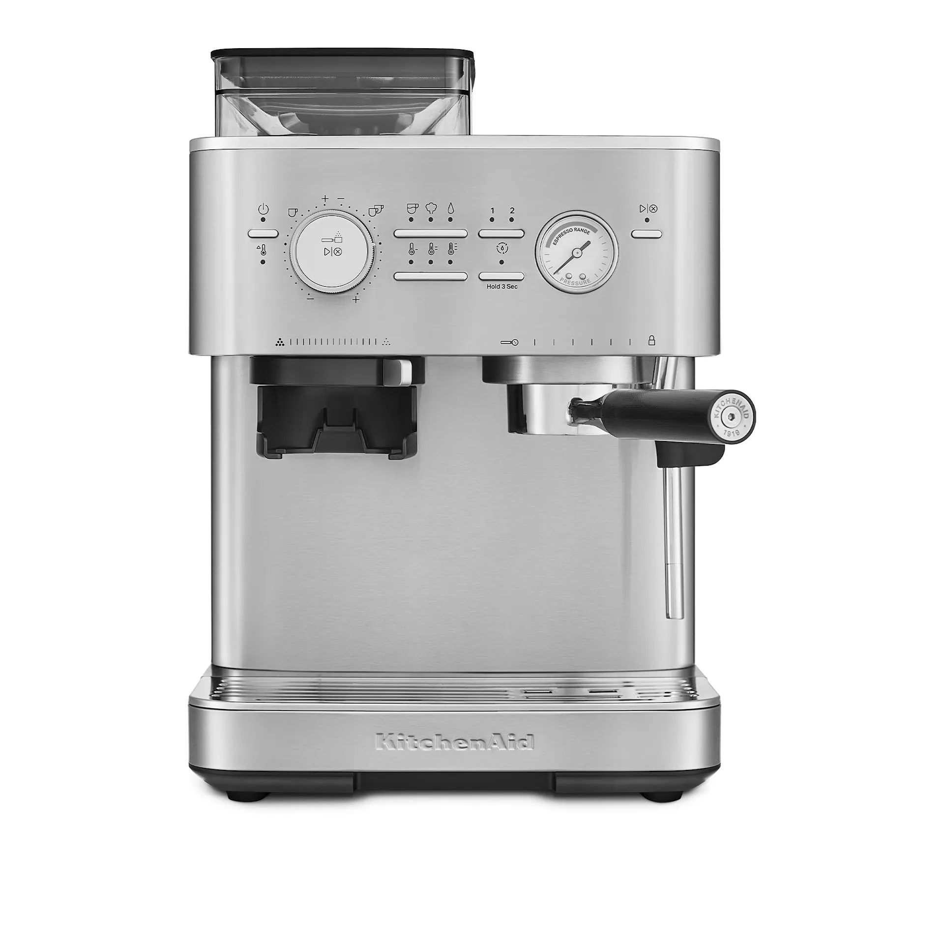 Semi-automatic espresso machine with grinder stainless steel 5KES6551ESX - KitchenAid - NO GA