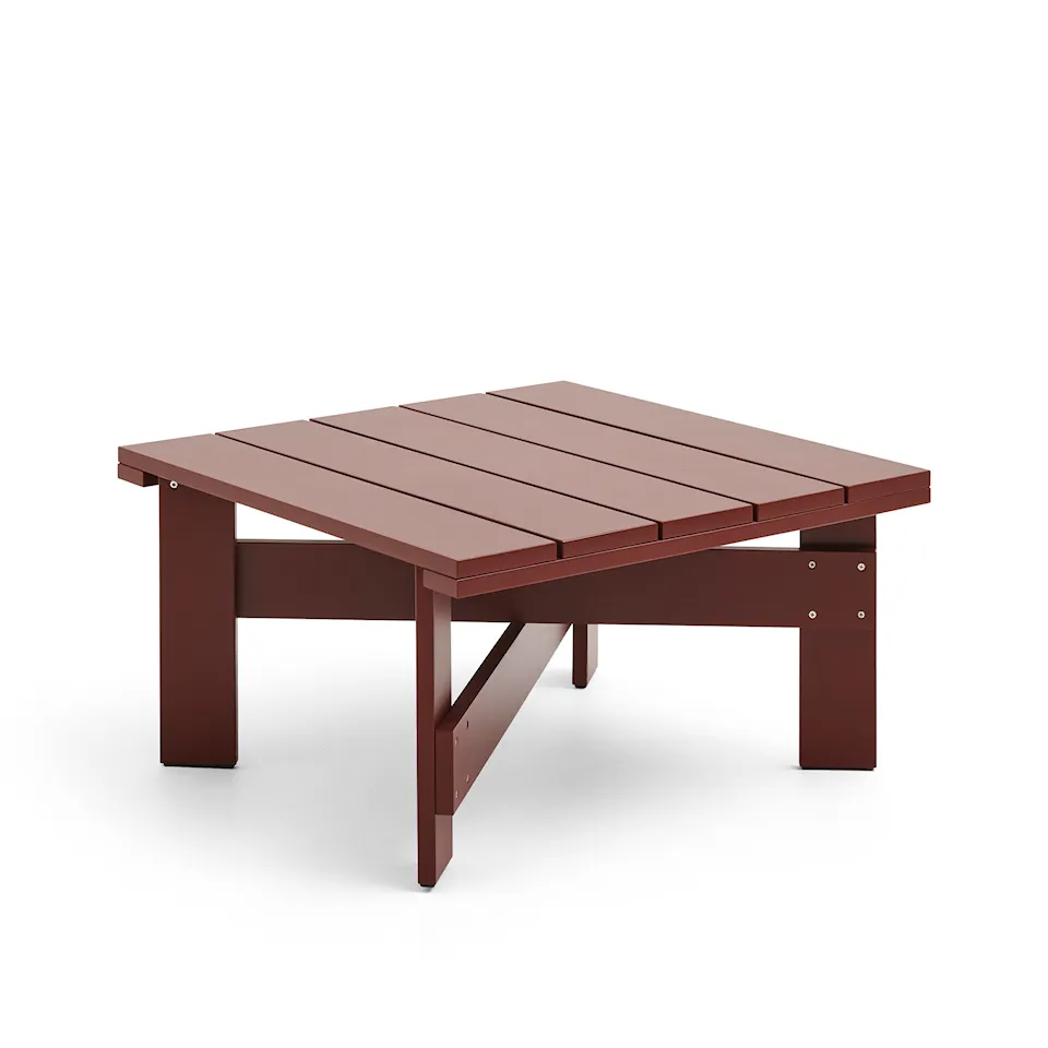 Crate Low Table - Iron red